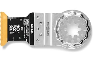 FEIN E-Cut Carbide Pro sågblad, Ve. 1 st, bredd 32 mm, längd 40 mm, inspelning Starlock, TiN-belagt dyksågblad i hårdmetall med extremt hög slitstyrka.