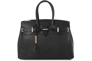Tuscany Leather - TL Bag - Borsa a mano media con accessori oro - TL141529