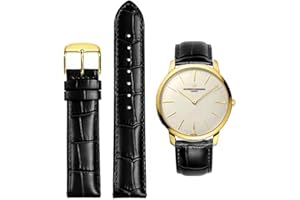 FOUUA Uhrenarmbänder Band Echtes Leder Armband Alligator Geprägte Ersatzarmbänder Armband 12 13 14 15 16 17 18 19 20 21 22 24 mm