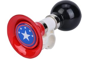 FYEARFLY Campanello per clacson per bicicletta, campanello d'avvertimento per corno da bicicletta per bambini in gomma metallica per bambini, accessorio per ragazze