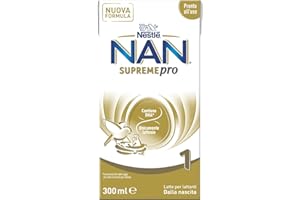 NESTLÉ NAN SUPREMEpro 1 Latte per Lattanti Liquido dalla nascita, 12 Brick da 300ml (3,6L)