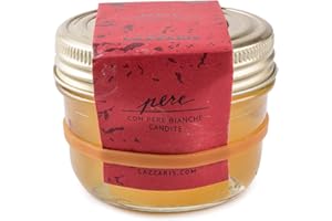 LAZZARIS DAL 1901 Lazzaris 1901 - Mostarda di pere bianche 250 g Gourmet - 4 vasi per cartone