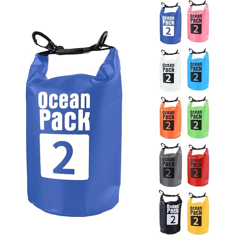 Sac étanche XENOBAG 3 Ou 20 Litres - Dry Bag Avec Sangle Réglable, Fermeture SAFE-X - Pour Sports Nautiques, Plage, Randonnée - Imperméable