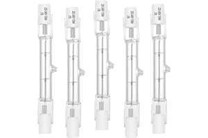 VINBE Lampadina alogena regolabile ecologico R7S 78mm, 120W=150W, 230V 1500lm bianco caldo T3 J78 faretto alogeno lineare per illuminazione (5 confezioni)