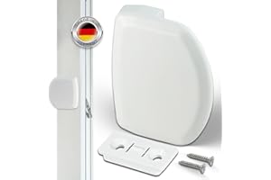 NIMA PARTS Balkontürgriff weiß – UV & wetterfester Terrassentürgriff inklusive Schrauben