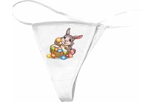 Reifen-Markt Damen String Tanga Osterhase MIT Eier Ostern PFINGSTEN HASE Baby Lifestyle Fashion Street WEAR Hiphop Legendary Salsa