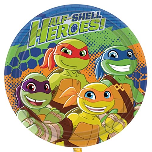 Amscan International 9901312 23 cm Half Shell Heroes Paper Plate