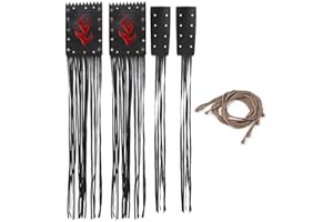 2pcs Couvre-pompons de Guidon, Keenso Couvre Leviers Couverture Gland Frange Poignée Grip Couvercle Tassel Fringe