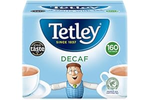 Tetley Bolsitas De Té Descafeinado 160 Por Paquete (Paquete de 2)