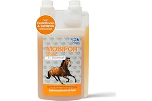 NutriLabs Mobifor® Basic Gelenksaft für Pferde 1 L - mit Chondroitin, Hyaluronsäure u.v.m. - Glucosamin Pferd - Pferde-Nahrungsergänzungsmittel - Gelenknahrung für Pferde