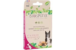 Arppe 2962010100 Biospotix - Pipettes contre les Puces, Les Tiques et les Moustiques, 5 Unités x 1 ml