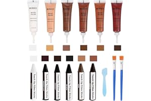 ‎BUDOCI BUDOCI wooden repair kit,12 Farben Möbel Reparatur Set, Holzmöbel Reparaturlacke für Mobelkratzer, Furnier und Laminat, Holz Reparatur Set
