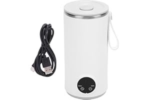 NOENNULL Podróżny czajnik elektryczny bezprzewodowy 6000 mAh akumulator przenośny mini czajnik kempingowy 400 ml czajnik elektryczny ze stali nierdzewnej 4 biegi podróżny kocioł na gorącą wodę ze stali