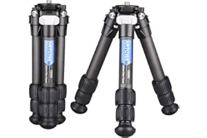 ARTCISE Mini trépied en Fibre de Carbone, trépied de Table Compact et Portable, Petit trépied léger pour appareils Photo, DLSR, capacité de Charge maximale de 22lbs/10kg