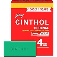 Cinthol Original Bath Soap, 100g (Pack of 4)