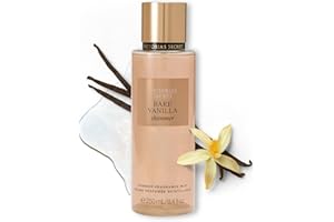 Victoria's Secret Bare Vanilla Shimmer - zapach w sprayu (1 sztuka, 250 ml, przezroczysta butelka)