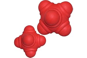 22YardsPro Reaction Ball – Red Reflex Training Ball for Agility, Speed & Hand-Eye Coordination – Small & Medium Sizes – High-Bounce Rubber for All Sports Training