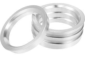 X AUTOHAUX 4pcs OD 70.1mm to ID 57.1mm Aluminum Alloy Car Hub Centric Rings