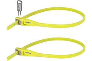 Hiplok Z Lok Twin Pack Unisex-Adult, Black, Périmètre de Fermeture