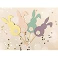 Confetti! - pack of 24 Easter Bunny Cupcake Topper | Bunny Turning One Toppers | Bunny Turning One Decor | Easter Decor | Easter Parties | Bunny Birthday Party