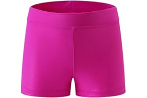 Naiyafly Girls Dance Shorts Toddler Kids Gymnastics Shorts Girls Sparkle Ballet Dance Tumbling Athletic Bottoms Dancewear Shorts Hot Pants 2-12 Years