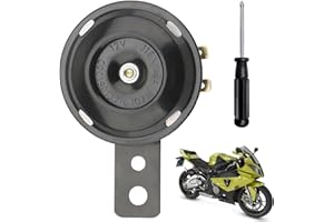 TMRBBESTY Clacson Moto,Clacson Moto Forte Potente,Clacson Auto Potente 12V,clacson impermeabile,Con cacciavite,cacson moto Trombe d'Aria Universale auto,Per moto,auto a batteria