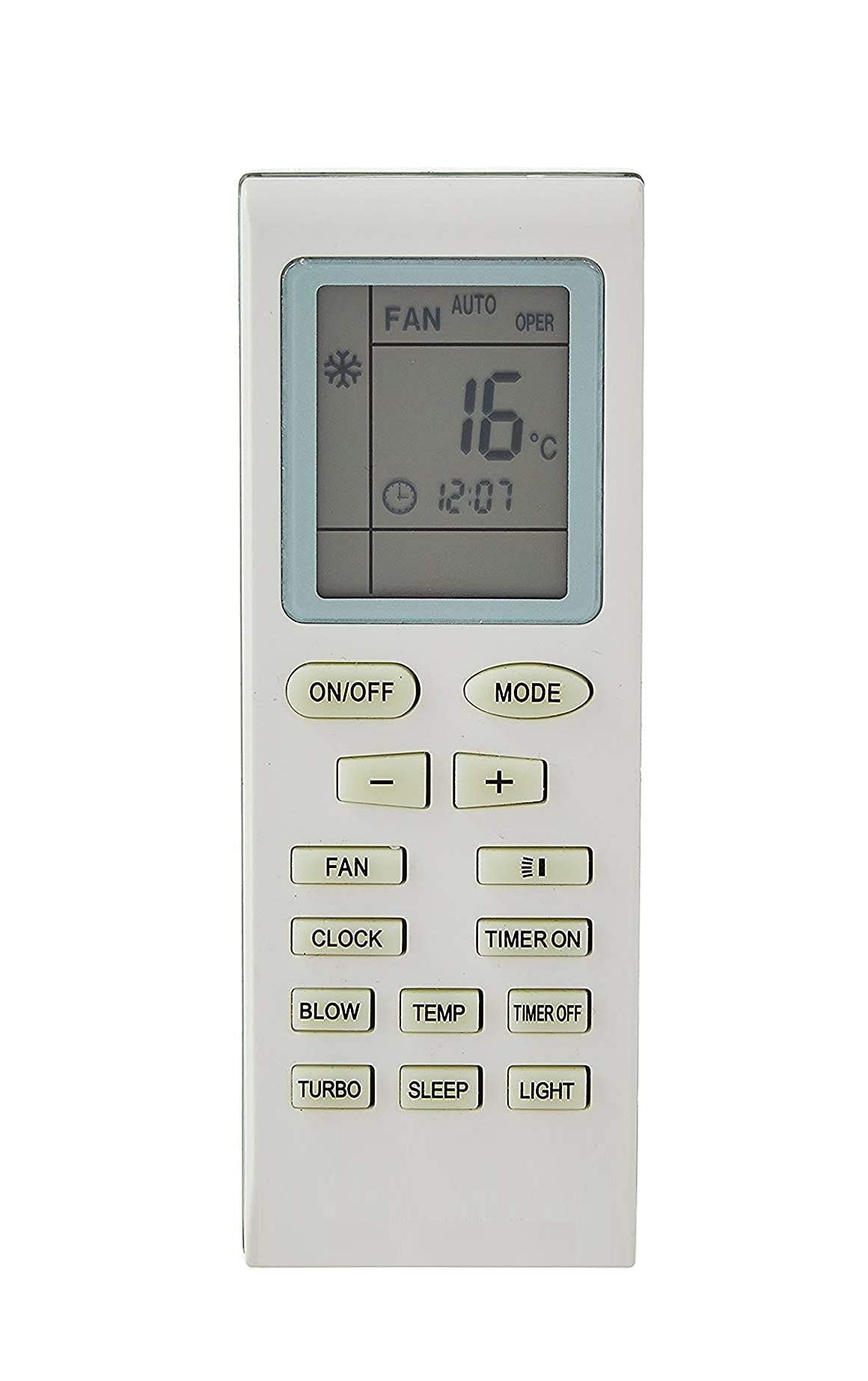 All in One Ac Remote Compatible for Voltas Videocon Lloyd Gree Blue Star Electrolux Onida Godrej Media Napoleon Vestar Hyundai Ac Remote (Universal) All Brands