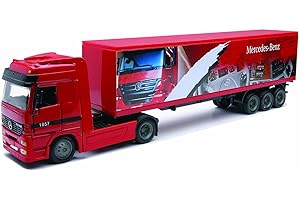 New Ray - 15113 A - Véhicule Miniature - Modèle À L'échelle - Camion Mercedes Benz Actros 1857 - Echelle 1/43
