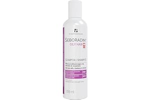 SEBORADIN Oily Cahmpú para el Cabello Graso, Propenso a la Caída, Ingredientes Naturales con Efecto Antibacteriano, para el Cuero Cabelludo Sensible, 200 ml