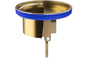 Cipliko Geruchsverschluss Bodenablauf, Messing Innenkern Anti-Verstopfungs Rückflussverhinderer, Messing Waschbeckenstopfen Desodorierender, Geruchsverschluss Deo-dorant Bodenablauf-Kern