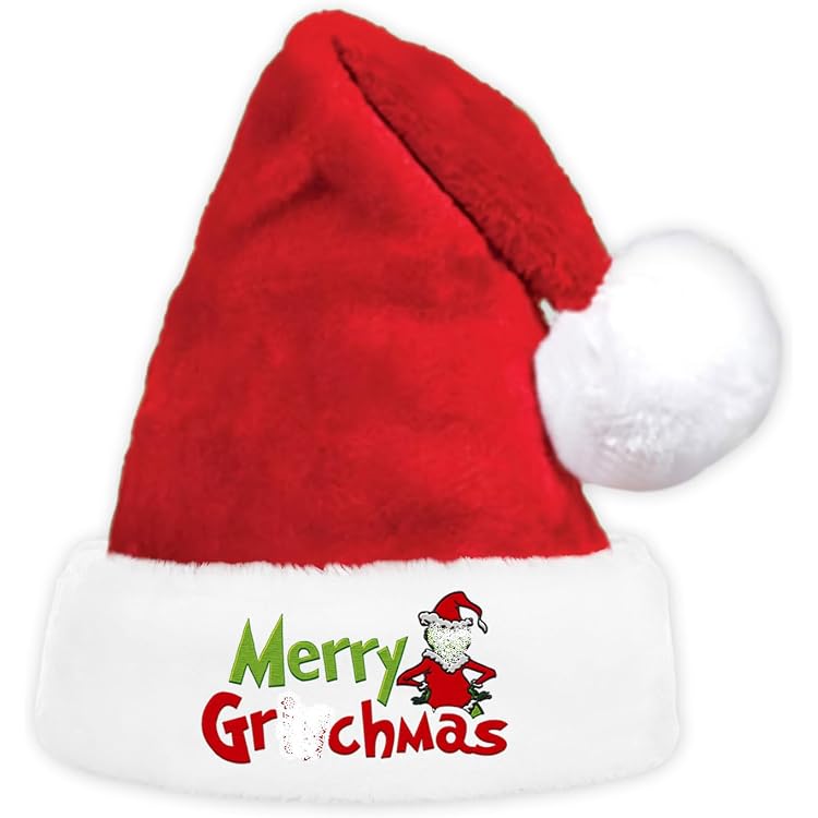 Anti-Weihnachtsmützen – 4x Plüsch-Nikolausmütze Mit Sprüchen Wie „Ich Hasse Weihnachten“, Lustig & Provokant