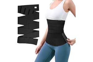 Konxi Waist Trainer Damen Taillentrainer Damen Wrap Waist Trainer Unsichtbar Verstellbarer Taille Trimmer für Frauen Formwear Longueur 2/3/4M