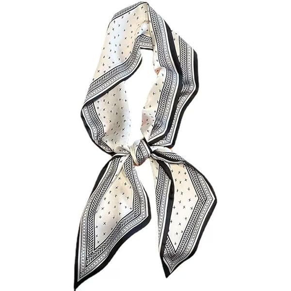 Sciarpa In Satinato Poliestere - 148x13,5 Cm, Multiuso Come Cravatta O Sciarpa - Foto 8