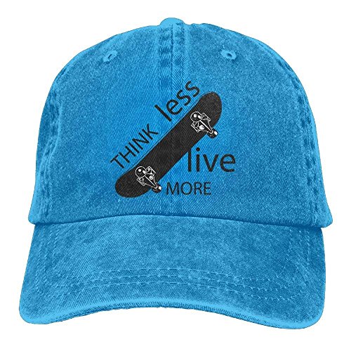 Dress Rei Think Less Live More Denim Baseball Caps Hat