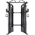 Miracle Fitness Multi Workout Functional Trainer E22, Gym Professional Heavy Duty Strength Training Machine, Adjustable Dual Pulleys Pull Up Station