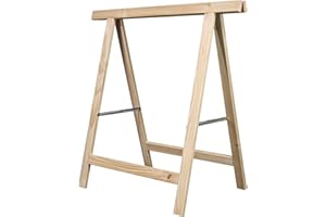 Fixkraft - Holzklappbock stabil 750 mm für vielseitige Anwendungen: Robuster Arbeitsbock & Tapezierbock, platzsparend klappbar, 75x76x4 cm, ideal für Werkstatt & Heimwerkerprojekte (2)