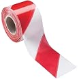 Nastro Segnaletico Bianco E Rosso Da Cantiere Colorea - 70mm X 200 Metri