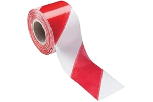 SUFE NASTRO SEGNALETICO BIANCO/ROSSO H 7cm X 200m