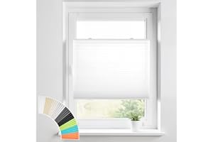 Homedemo Honeycomb Pleated Blind Klemmfix No Drilling Required