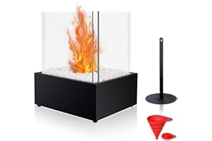 ‎BRIAN & DANY Brian & Dany Bio Ethanol Table Fireplace with Extinguishing Aid