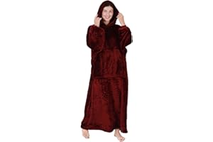 Daverose Hoodie Decke mit Ärmeln und Kapuze Damen, Decken Hoodie Damen Extra Lang, Superweiche und Warme Flanell Kuscheldecke mit Ärmeln, Oversized Blanket Hoodie als Geschenke für Herren Damen