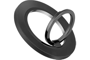 Hotut Soporte Magnético de Dedo para MagSafe, Rotación 360°, Anillo Móvil con Metal para iPhone y Android