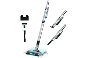 ‎CECOTEC Cecotec Ultralekki bezprzewodowy odkurzacz pionowy Scoba 2100 Jalisco, 210 W i 20 kPa mocy, silnik cyfrowy bez bruksu, 40 min, zmotoryzowana rura i szczotka Jalisco.