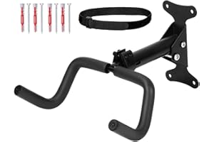 Mimoke Support mural pour vélo - Angle réglable et distance au mur - Pliable - Pour VTT, vélo de course, garage, intérieur