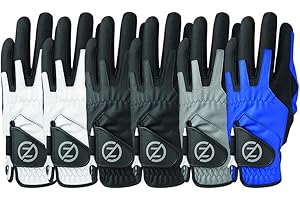 Zero Friction Guantes de Golf de compresión para Hombre de Ajuste Universal, Talla única, Multicolor