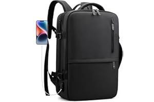 BKAZV Bagage Cabine 45x36x20 Easyjet Sac a Dos de Voyage Imperméable Sac Ordinateur Cabine Avion 17.3" Sac Cabine Sac à Dos Bagage à Main Port de Charge USB pour Femme Homme pour Loisir, Affaire