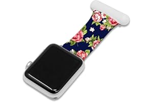 SDEQA Armbänder Kompatibel Mit Apple Watch Series SE/iWatch Series 8 7 6 5 4 3 2 1 Silikon-Anstecker Mit Musterdruck, Für Krankenschwestern Hebammen Ärzte Gesundheitswesen Sanitäter