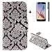 Produktbild Samsung Galaxy S6 Fall Wallet, Samsung Galaxy S6, tebeyy bunt Blumen Tier Zeichnen Art bemalt PU Leder Flip Case Standfunktion Flip Magnetic Book Wallet mit Card Slot Halter Schutzhülle Case für Samsung Galaxy S6 + 1 x Displayschutzfolie + 1 x Eingabestift