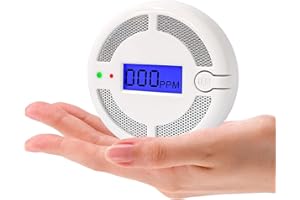 ZITUSO Carbon Monoxide Detector,Carbon monoxide CO Alarm Detector with LCD Digital Display and Sound Alarm for Home Travel,Comply with EN50291 Standard