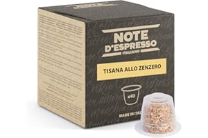 Note d'Espresso - Jengibre - Cápsulas de Tisana compatibles con Cafeteras NESPRESSO* - 40 caps